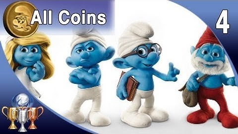 The Smurfs 2 - All 100 Coins (World 4 -  Arctic Tundra) - Gotta Smurf them All Guide