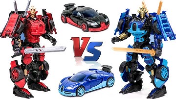 Transformers 5 TLK Custom Bugatti Drift VS Movie 4 Drift Bugatti Veyron Vehicle Robot Car Toys