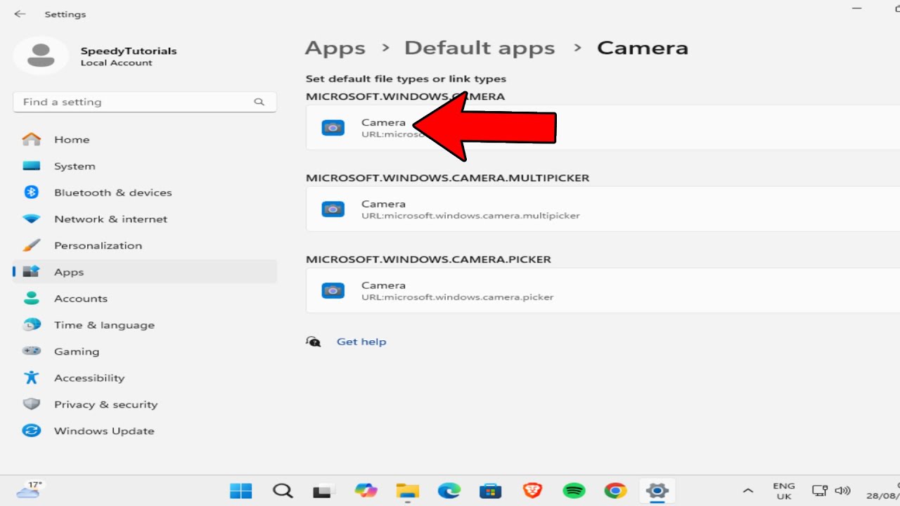 How to change default webcam in windows 11 youtube