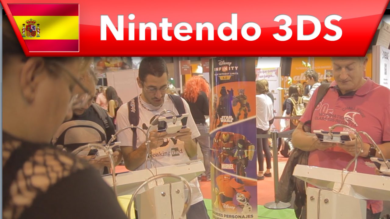 Madrid Games Week 2015 - New Nintendo 3DS, a examen videojuegos ps4