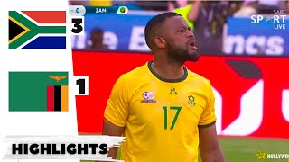 South Africa Vs Zambia All Goals And Highlights Friendly