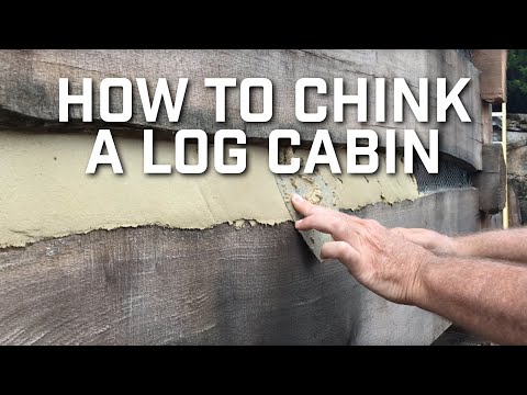 handmade-house-tv-#29-"how-to-chink-a-log-cabin"