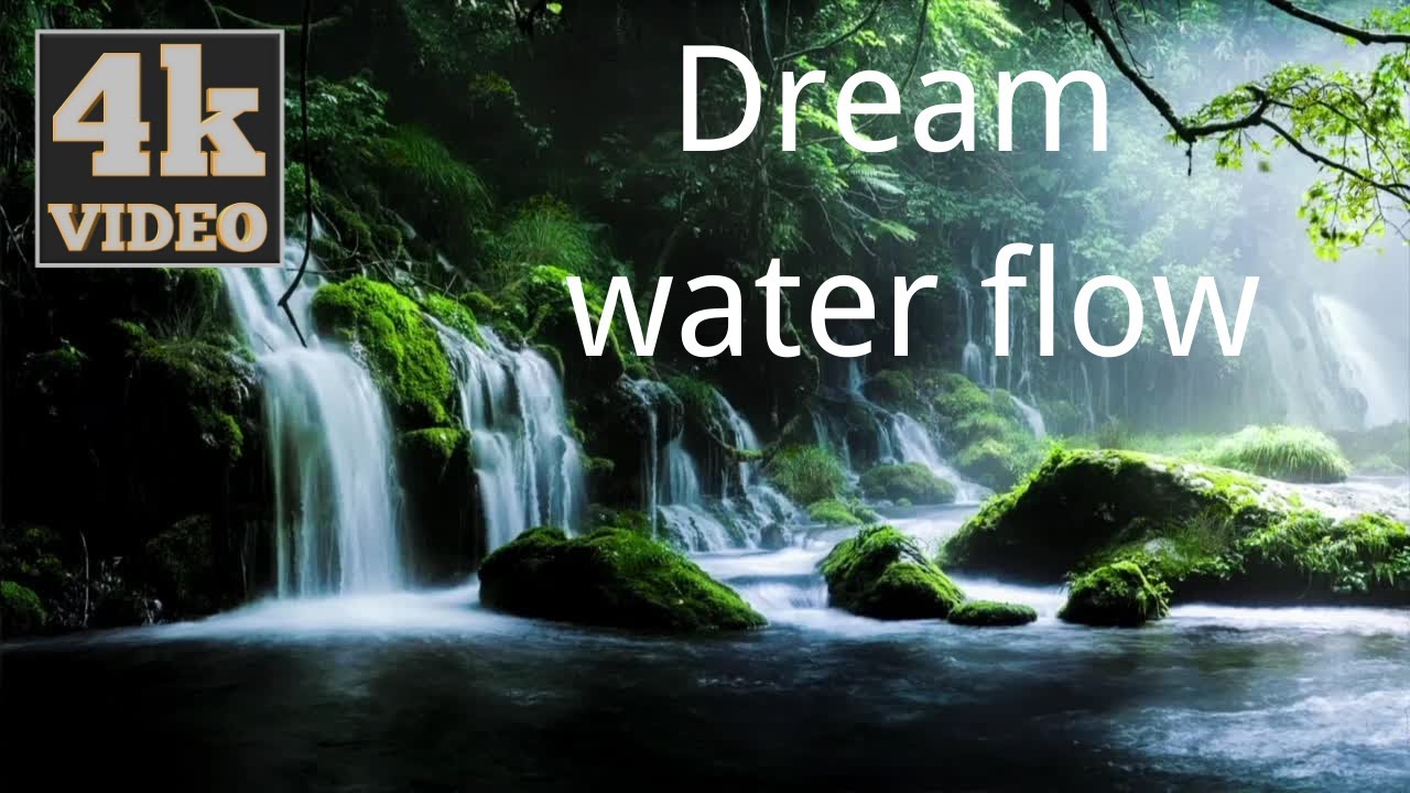 4K Movies beautiful Scenery Movies with Relaxed and water flow