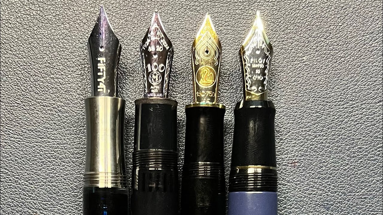 Pen Chat #3: Pilot Custom Urushi; Pelikan M1000; Montblanc 149; Fifty4T Titan