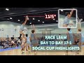 Xace leem  bay to bay 171 outside hitter  socal cup highlights