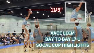 Xace Leem - Bay to Bay 17-1 Outside Hitter | SoCal Cup Highlights