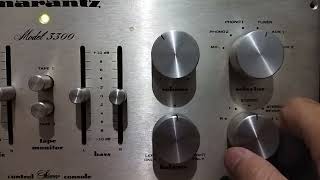 Pre Amp MARANTZ 3300 test tone