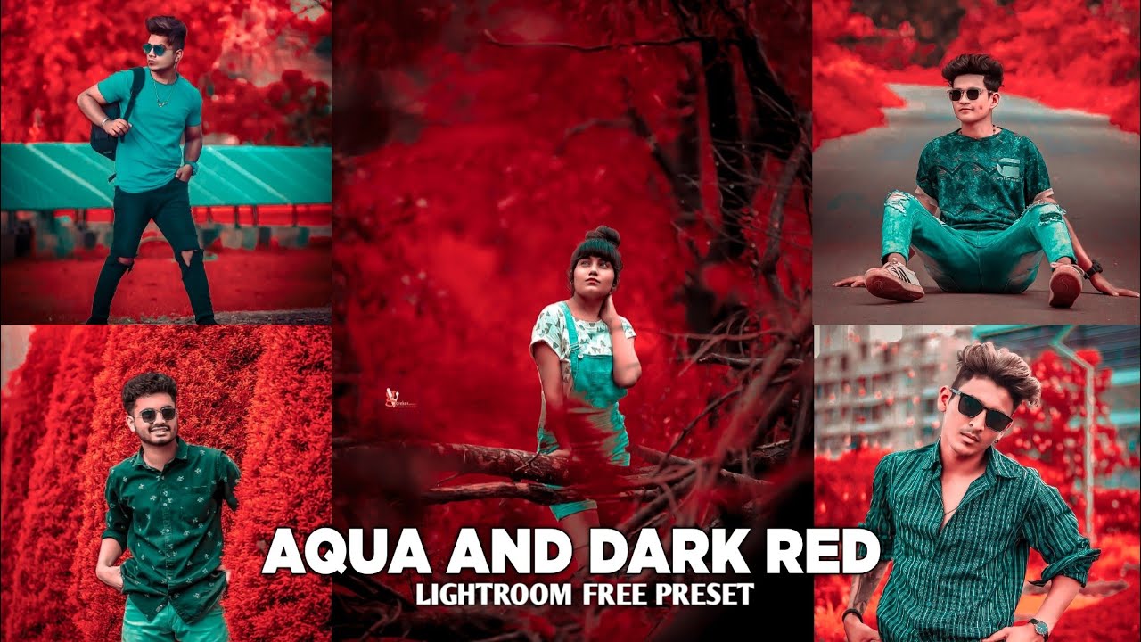 Lightroom Mobile Aqua And Dark Red Preset | Lightroom Presets Dng | Lightroom Preset Free Download |