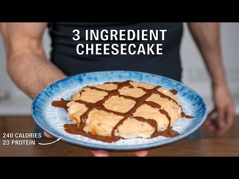 The Easiest Protein Cheesecake EVER 3 Ingredients