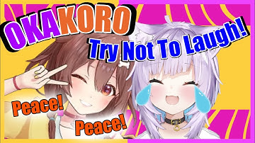 [Hololive] Okayu and Korone Trying VERY HARD Not To Laugh