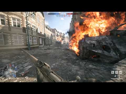 Battlefield1multiplayer ONE HIT  IN MAP AMIENS