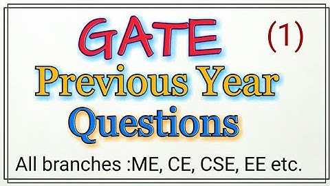 #1.)Gate 2019:Gate previous year maths questions. | [GATE 2010]
