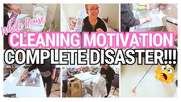 *NEW* ✨😍 COMPLETE DISASTER CLEANING MOTIVATION//CLEAN WITH ME//WHOLE HOUSE CLEANING MOTIVATION