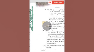 CRSU M.Sc Maths 2nd sem Ordinary Differential Equations-I Mathematics examination 2021