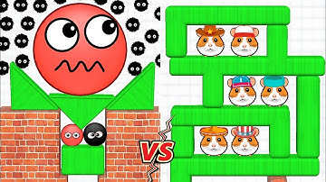 🎯 Hide Ball brain teaser games 🆚 happy cannon (abcd) letter 2048 Gameplay part 6