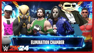 WWE 2K24: The Vanoss Crew! (Elimination Chamber match)