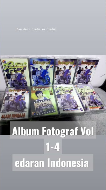 Album Fotograf Versi Edaran Indonesia Vol 1-4 produksi Akurama Records Indonesia