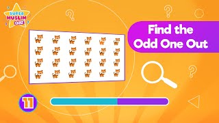 Find the Odd One Out - Fun Detective Challenge for Kids! - @SuperMuslimQuiz 🧐