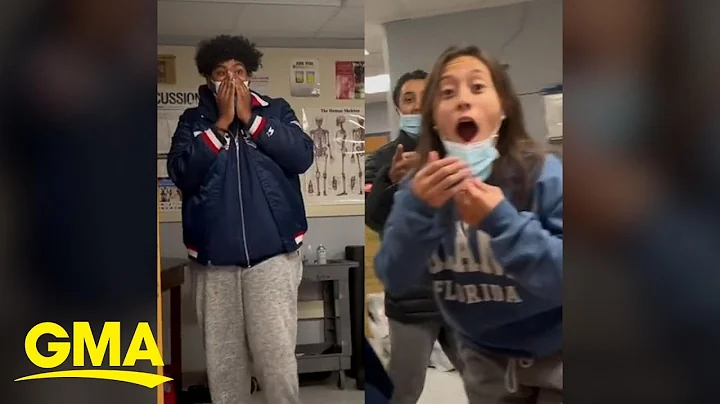 The story behind viral video of students reactions...
