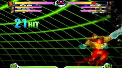 Marvel vs Capcom 2 (PS3): Iron Man Unfly with Multi-launchers