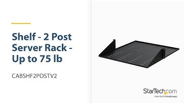 2U Server Rack Shelf - CABSHF2POSTV2 | StarTech.com