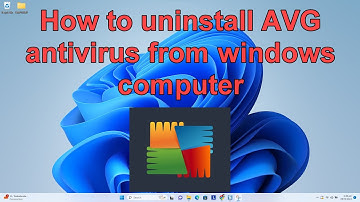 How to uninstall AVG antivirus from windows computer