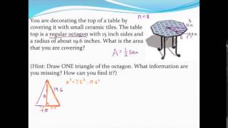 Calculating the area and perimeter of regular polygons (given side and radius) Net Worth