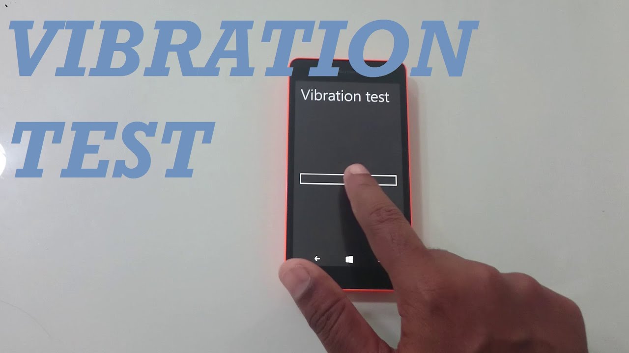 Microsoft Mobile 535 Vibrator Test