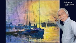 How to paint a seaside scene with acrylic paints | Calming art