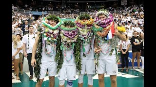 Hawaii Warrior Men's Volleyball 2019 - Rematch: #1 Hawaii Vs #3 UCSB (Senior Night)