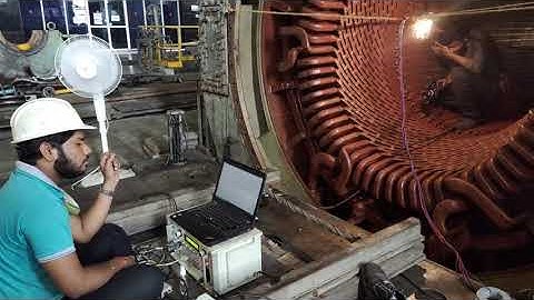 Digital elcid test conducting on 210 mw generator