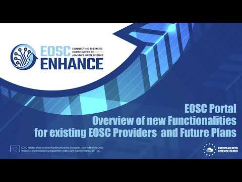 EOSC Portal Tutorial for existing providers