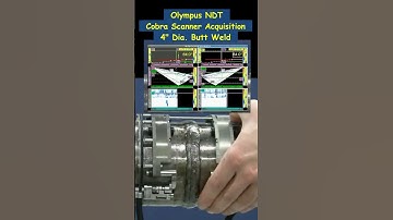 Olympus NDT Cobra Scanner Acquisition 4 inch dia  Butt Weld