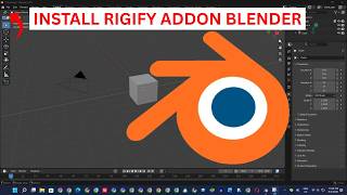 How To Install Rigify Addon Blender