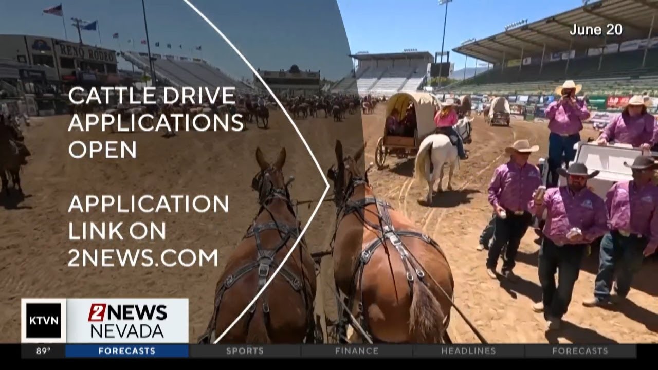 Applications open today for the exclusive Reno Rodeo Cattle Drive