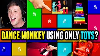 Covering DANCE MONKEY using ONLY TOYS? (Tones & I Cover)