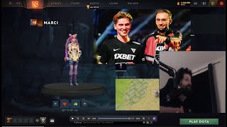 Gorgc reaction to all Diretide Marci sets with Tundra.Nine and Skiter