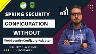 Spring Security Configuration without WebSecurityConfigurerAdapter | Security New way Configuration