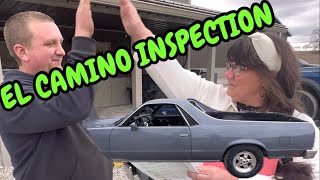 Kevin needs a VIN inspection, Mrs C helps him out at @C_CEQUIPMENT & we get the El Camino updates