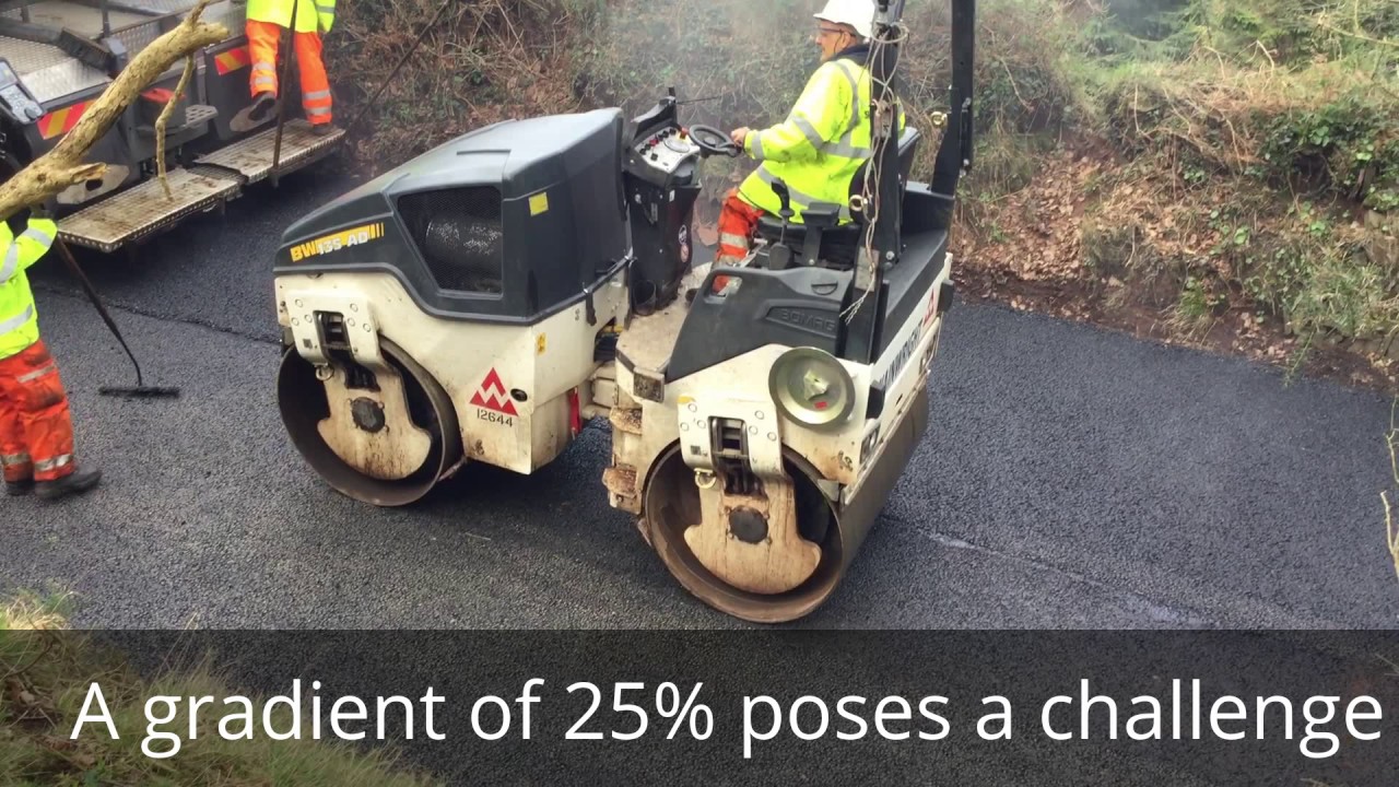 Resurfacing Porlock Hill