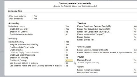 f12 configuration in tally prime | tally f11 & f12 features