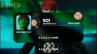 TAEYONG (태용) - 501 🖤 LYRICS VIDEO 🖤 HAN/ROM/ENG 🖤 #TAEYONG #태용 #501 #NCT #NCT127 #LYRICS #KPOP