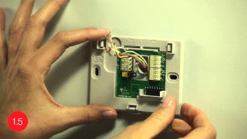 Install the Honeywell Wi-Fi smart thermostat with the help of this video.