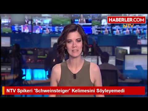NTV Spikeri 'Schweinsteiger' Kelimesini Söyleyemedi Rezil Oldu