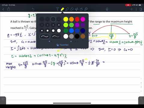 Projectile motion Q3