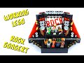 Working Lego Rock Concert - with Moving Band &amp; Fans!