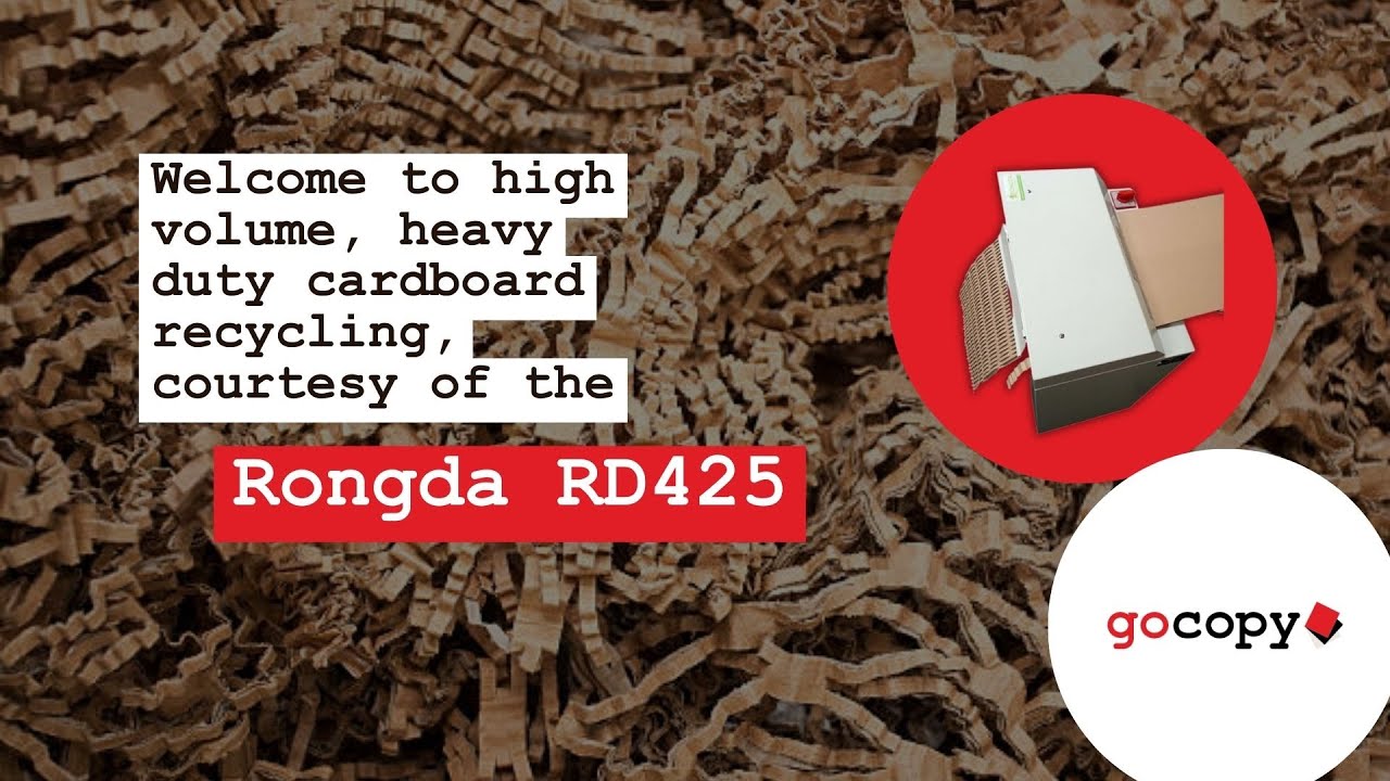 RD425 Heavy Duty Cardboard Recycler from GoCopy