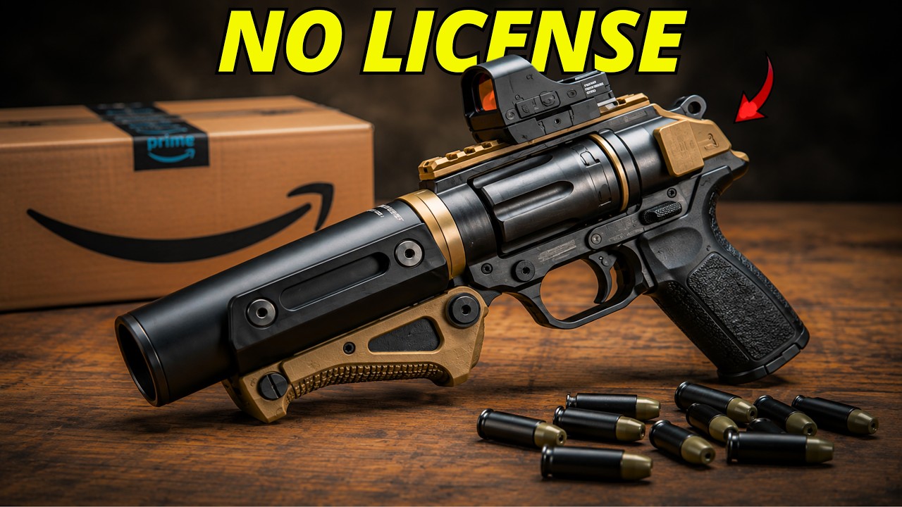 Forget 9mmThese Lethal Weapons on Amazon need NO LICENSE! - YouTube