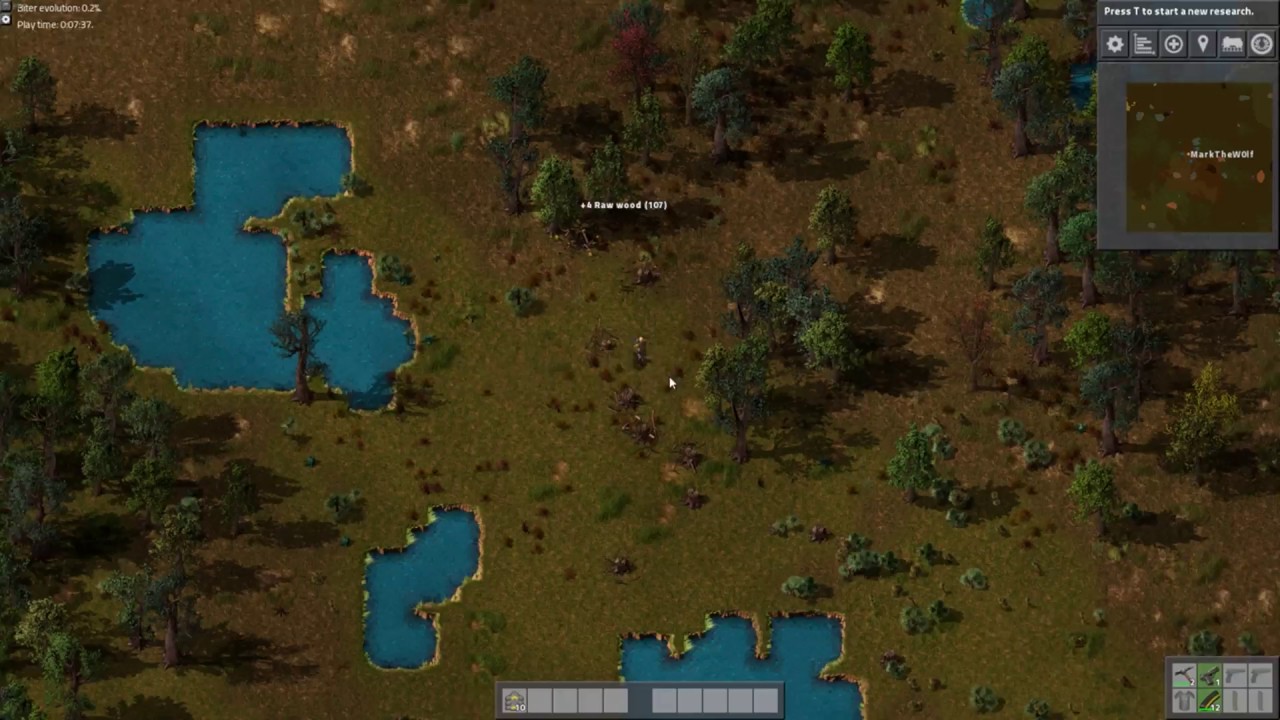 Factorio Playthrough Ep 1 - The Basic Start - YouTube