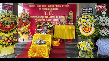 TRỰC TIẾP: LỄ ĐÓN NHẬN, TRUY ĐIỆU VÀ AN TÁNG HÀI CỐT LIỆT SĨ NGUYỄN CẢNH KHÁNH